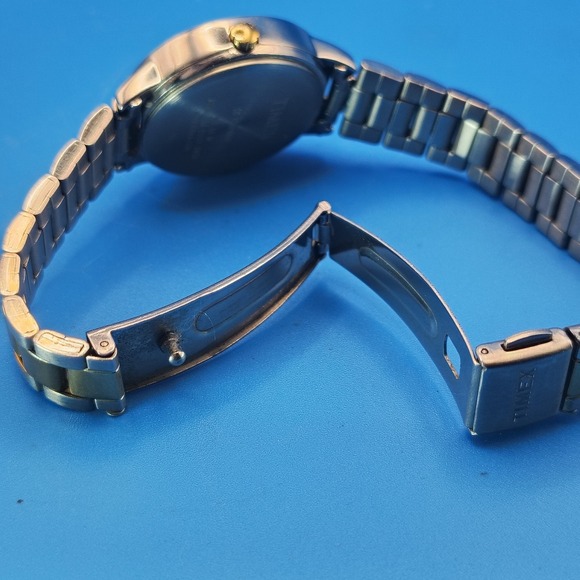 Vintage 2002 Timex Easy Reader Two Tone 25mm Women\'s‎ Quartz Watch SS Bracelet main image 10